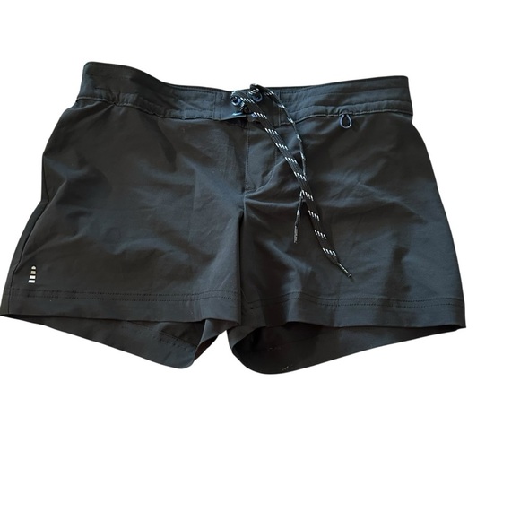 Lands' End Classic Black Swim Shorts - Picture 1 of 3